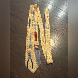 VintageHome Improvement Men's Ties Working Man Necktie Tool man Home Improvement